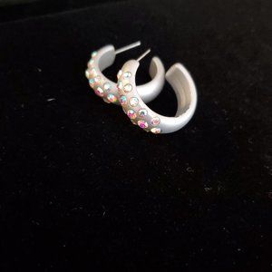 3for$12 Silver Sparkle Earrings